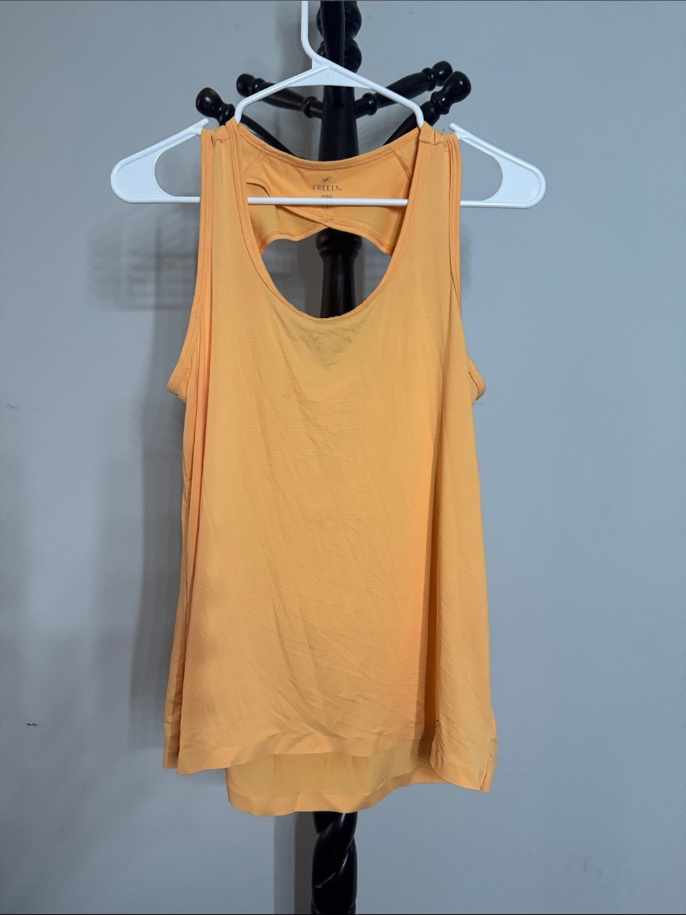 Freely Flowy Peach Orange Racerback Tank Top 5.T